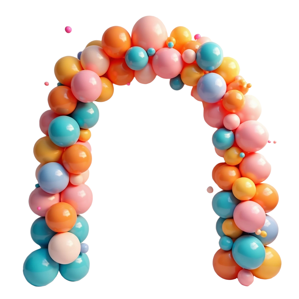 Colorful Balloon Arch